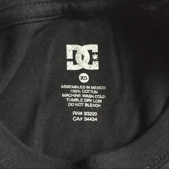 DC Shoes black t-shirt - size XS - Picture 4 of 4